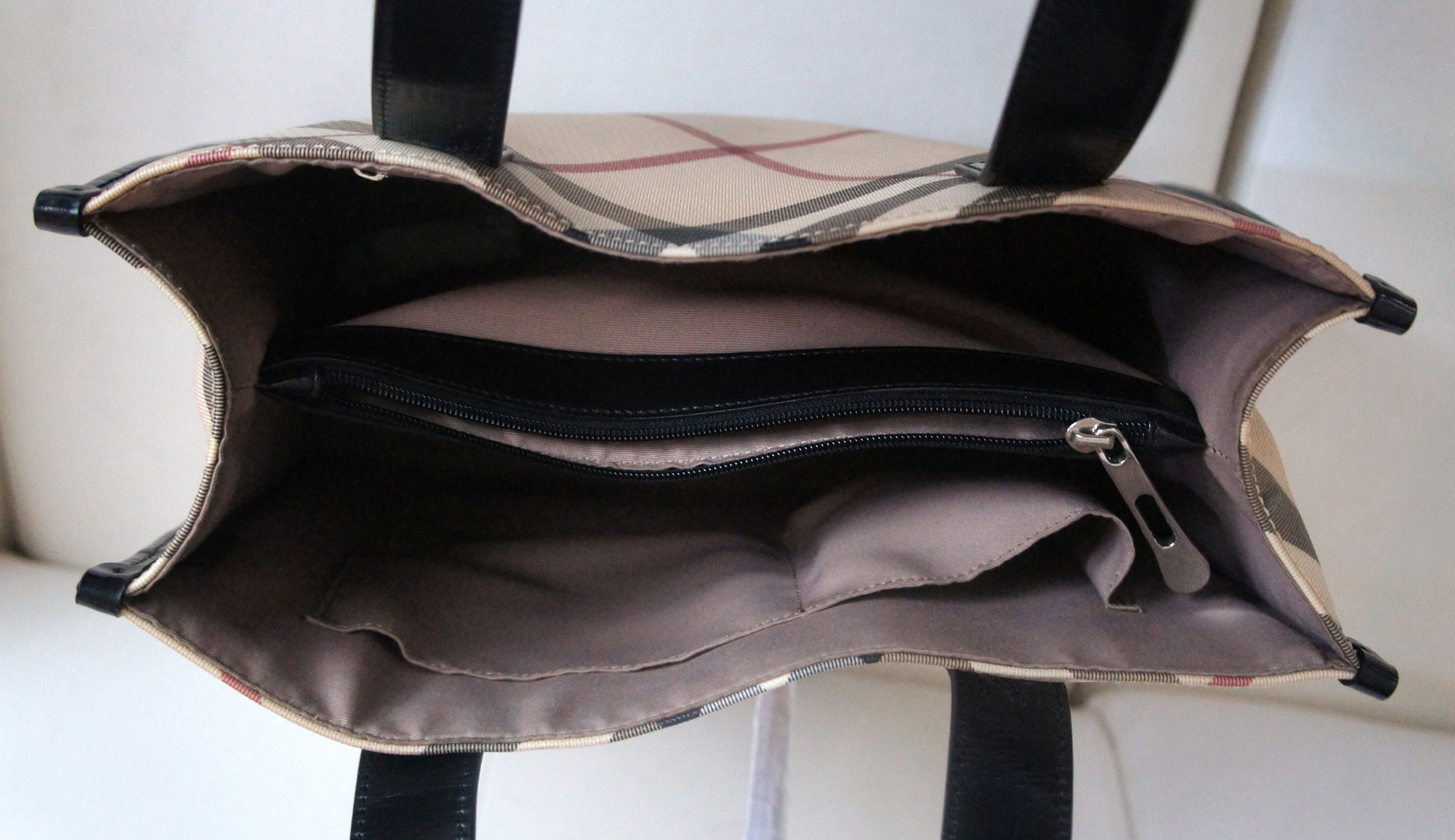 PRELOVED l BURBERRY Nova Check Handbag | orangepurple131